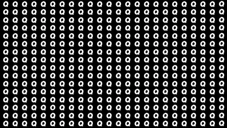 Optical Illusion Visual Test: If you have Sharp Eyes Find the Letter O in 17 Secs