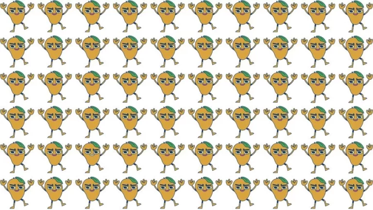 Optical Illusion Visual Test: If you have Eagle Eyes find the Odd Mango in 18 Seconds