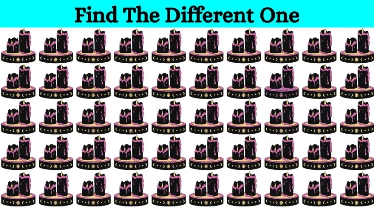 Brain Teaser: Can you Spot the Odd One Out in 18 Secs? Visual Puzzle