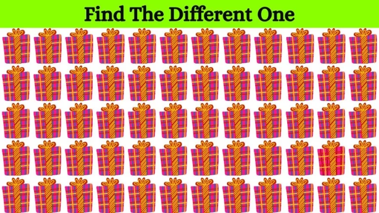 Brain Teaser Eye Test: Can you find the Odd One Out in this Picture in 10 Secs?