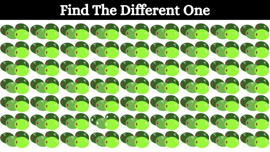 Brain Teaser Eye Test: How Fast Can You Locate the Odd One Out?