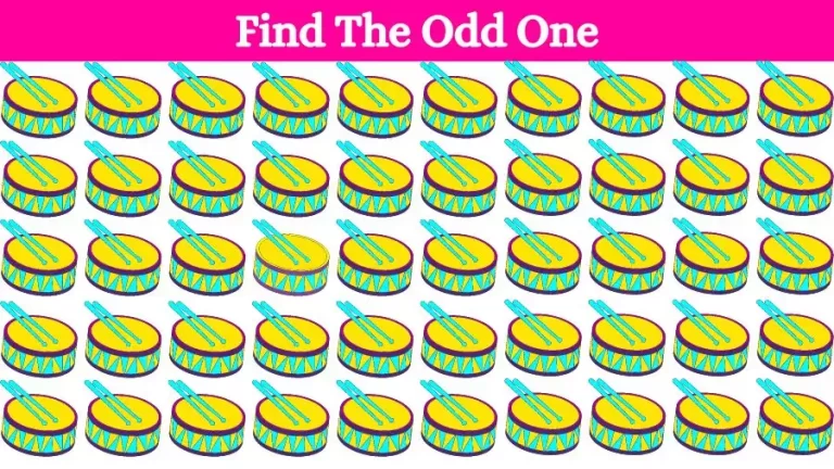 Brain Teaser Picture Puzzle: Can you find the Odd One Out in this Picture in 15 Secs?