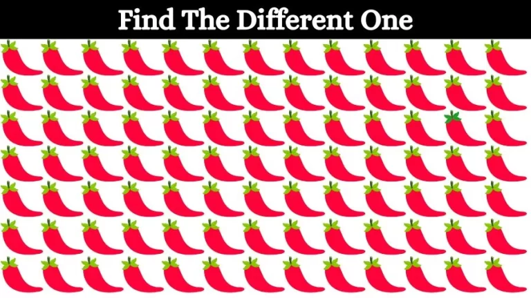 Brain Teaser Vision Test: How Fast can you locate the Odd One Out?