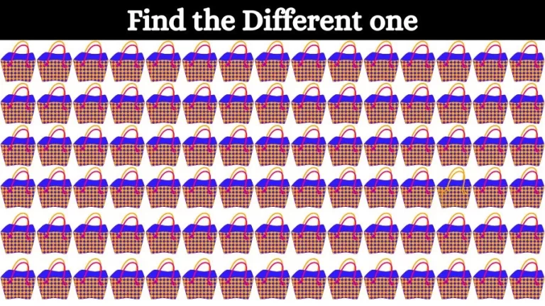 Brain Teaser Visual Test: Can You Circle the Odd One Out in 13 Secs?