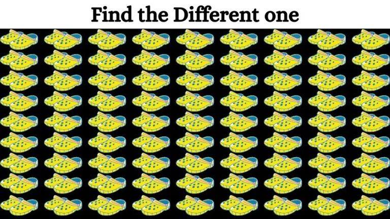 Brain Teaser Visual Test: How Fast can you locate the Odd One Out?