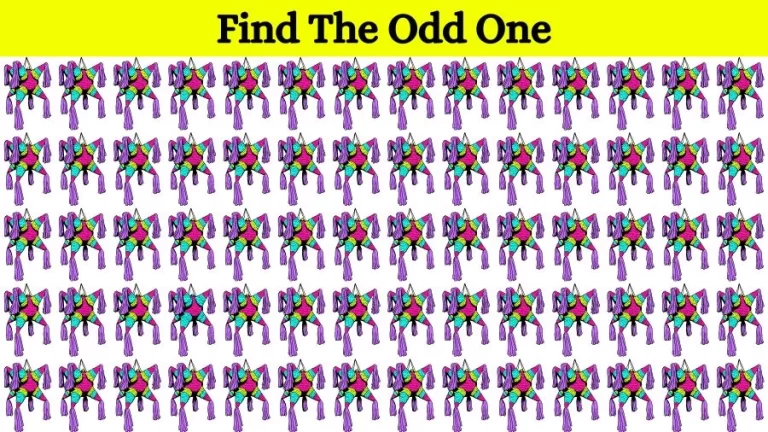 Brain Teaser to test your Eyes: Can you find the Odd One Out in this Picture in 15 Secs?