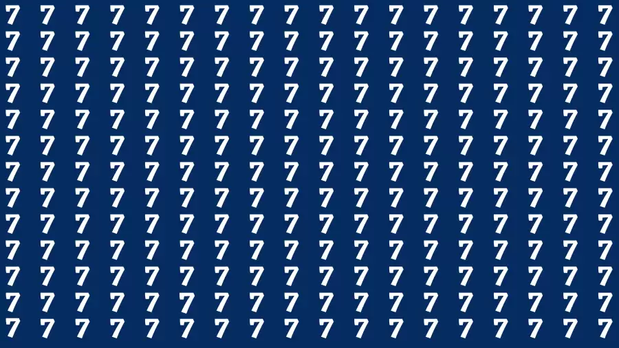 Brain Teasers for Geniuses: Find the Number 9 among 7s in 20 Seconds