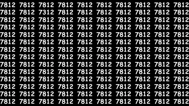 Brain Test: If you have Eagle Eyes Find the number 4 in 12 Secs