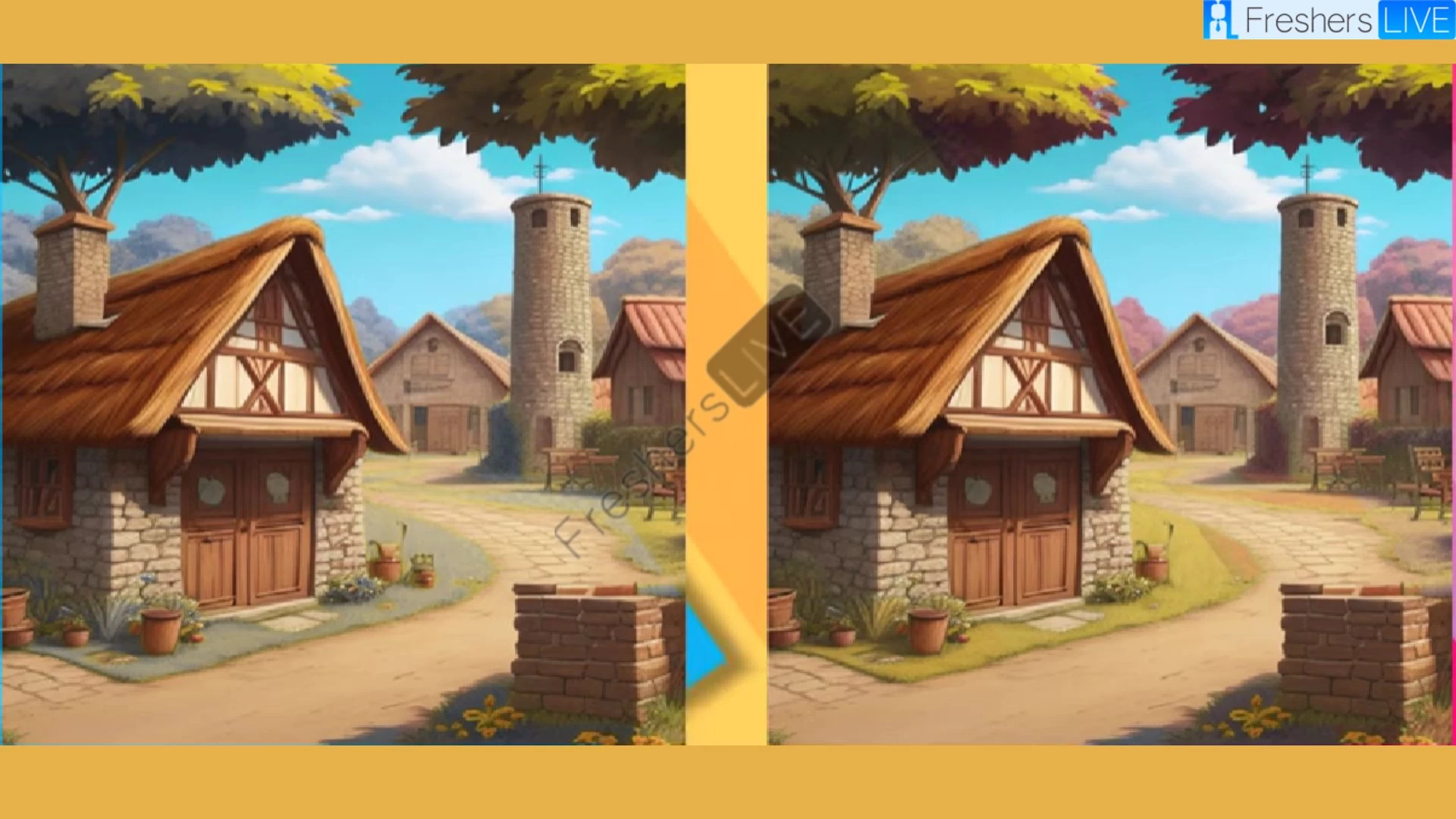 Can you quickly identify 3 differences in the House pictures?