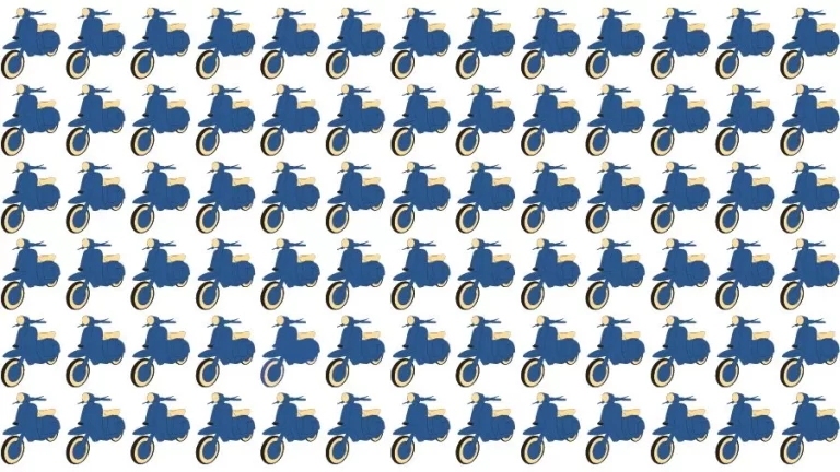 Optical Illusion Brain Challenge: Can you find the Odd Scooter in 12 Seconds?