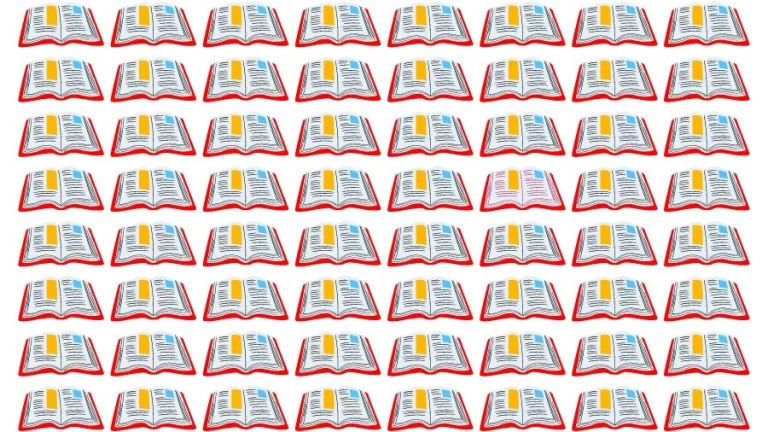 Optical Illusion Eye Test: Can you find the Odd Book in 20 Seconds?