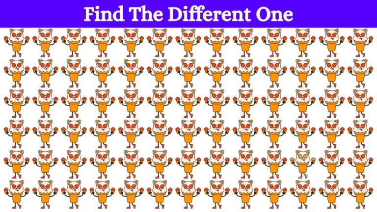 Test Visual Acuity: Can you find the Odd One Out in this Picture in 15 Secs?