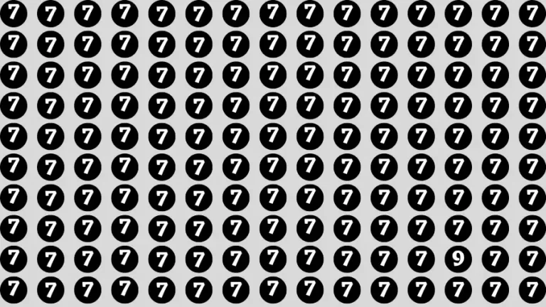 Test Visual Acuity: If you have Eagle Eyes Find the Number 9 among 7 in 10 Secs