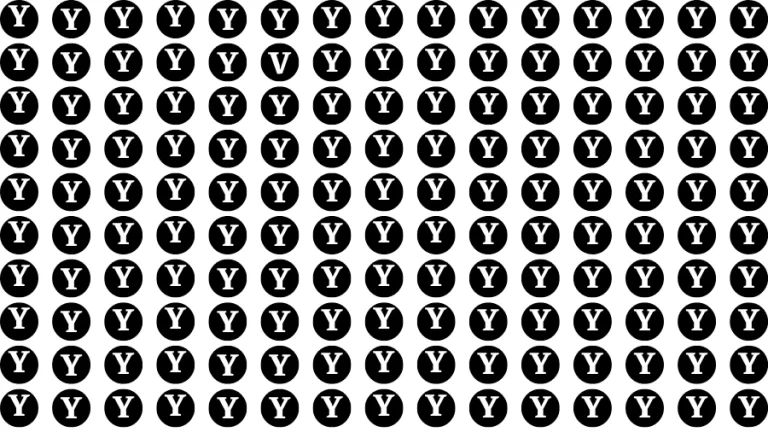 Observation Find it Out: If you have Sharp Eyes Find the V in 20 Secs