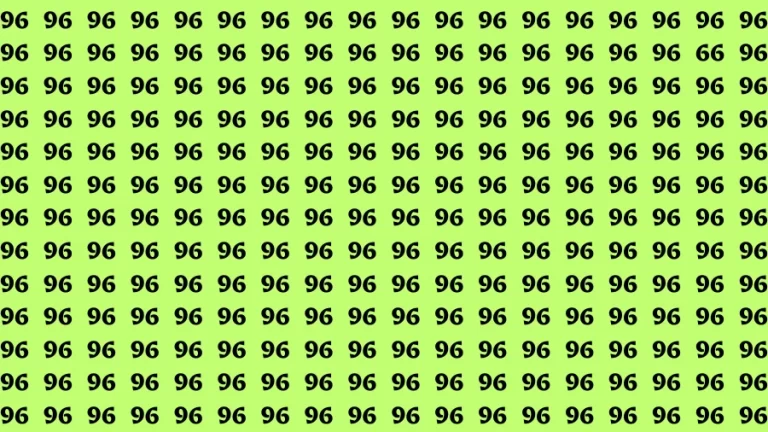 Brain Test: If you have Eagle Eyes Find the Number 66 in 15 Secs