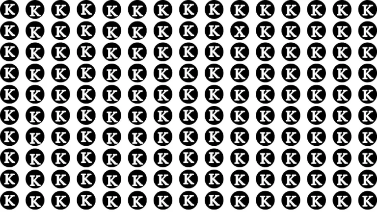 Observation Visual Test: If you have Sharp Eyes Find the X in 20 Secs