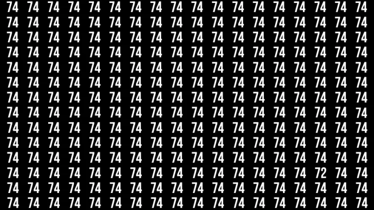 Observation Brain Test: If you have Sharp Eyes Find the Number 72 in 20 Secs