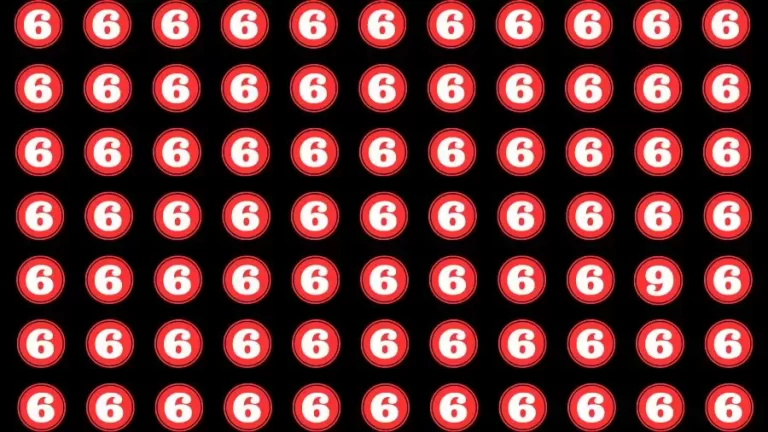 Observation Brain Challenge: If you have Hawk Eyes Find the Number 9 among 6 in 15 Secs