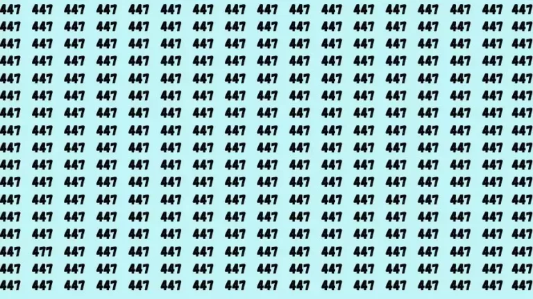 If you have Hawk Eyes Find the Number 5 among 1s in 20 Secs