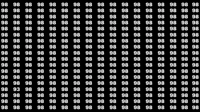 If you have Hawk Eyes Find the Number 5 among 1s in 20 Secs