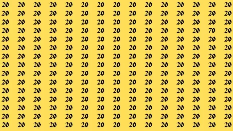 If you have Hawk Eyes Find the Number 5 among 1s in 20 Secs