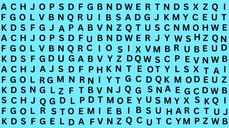 Observation Find it Out: If you have Sharp Eyes Find the Word Clock in 10 Secs