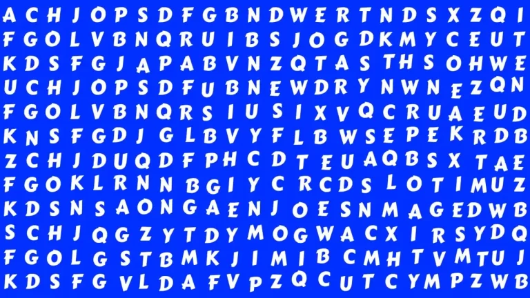 Test Visual Acuity: If you have 20/20 HD Vision Find the Word Alarm in less than 10 Secs