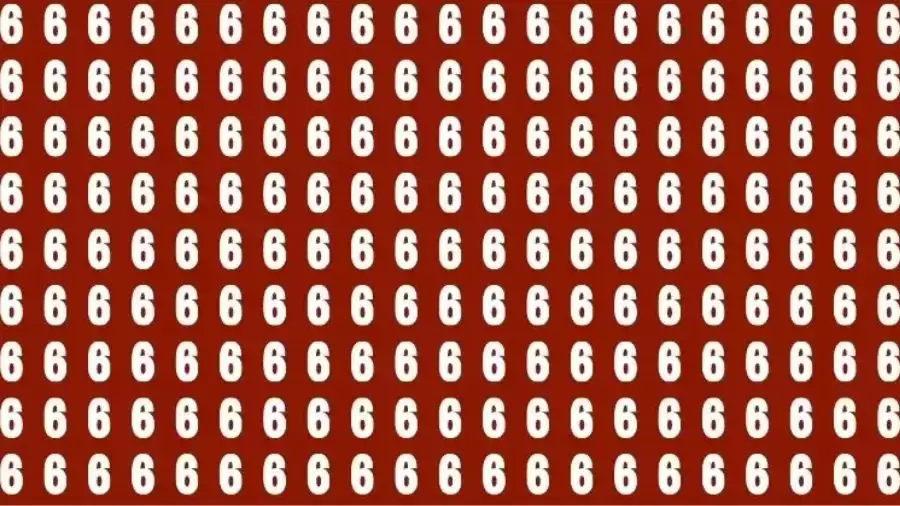 Optical Illusion Brain Test: If you have Hawk Eyes Find the number 8 among 6 in 7 Seconds?