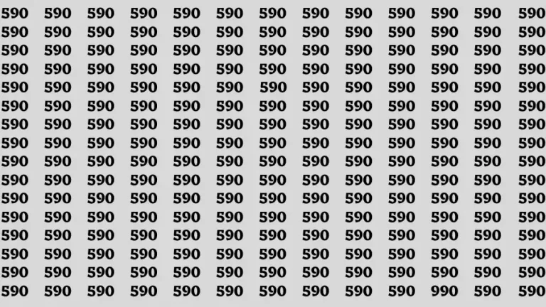 Brain Test: If you have Eagle Eyes Find the Number 990 in 15 Secs