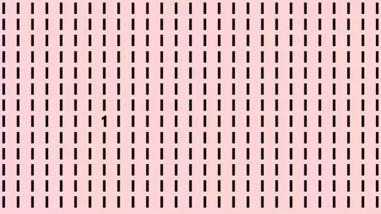 Observation Skill Test: If you have Eagle Eyes Find the number 1 among I in 12 Seconds?