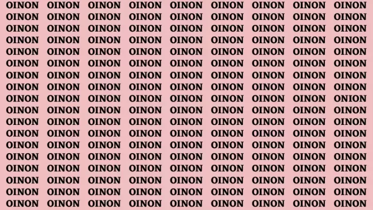 Observation Brain Test: If you have Hawk Eyes Find the word Onion in 18 Secs