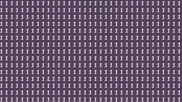 Observation Skill Test: If you have Eagle Eyes Find the Letter L among 1 in 12 Seconds?