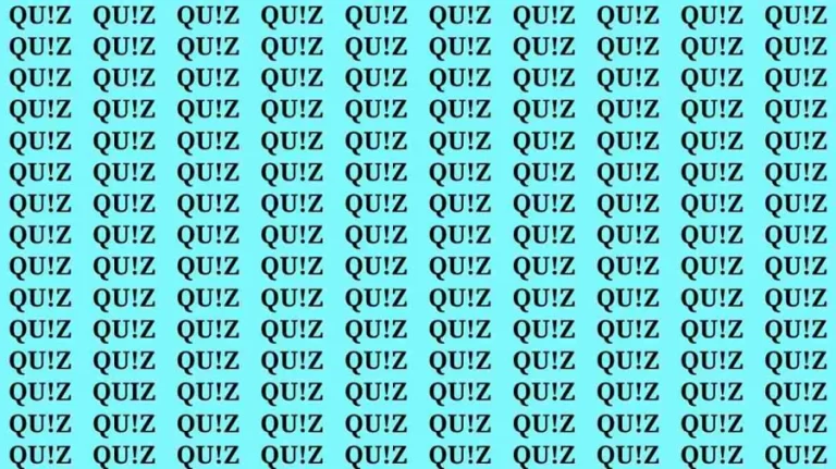 Observation Brain Test: If you have Eagle Eyes Find the word Quiz In 18 Secs