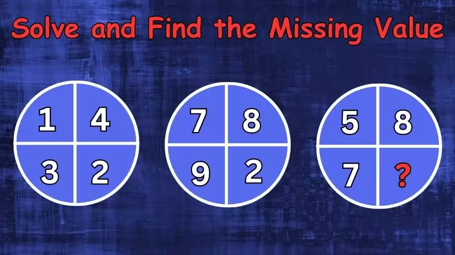Brain Teaser Math Test: Solve and Find the Missing Value
