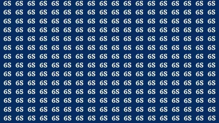 Observation Brain Test: Only those You have High IQ Can Find Number 65 in this Image within 10 Seconds