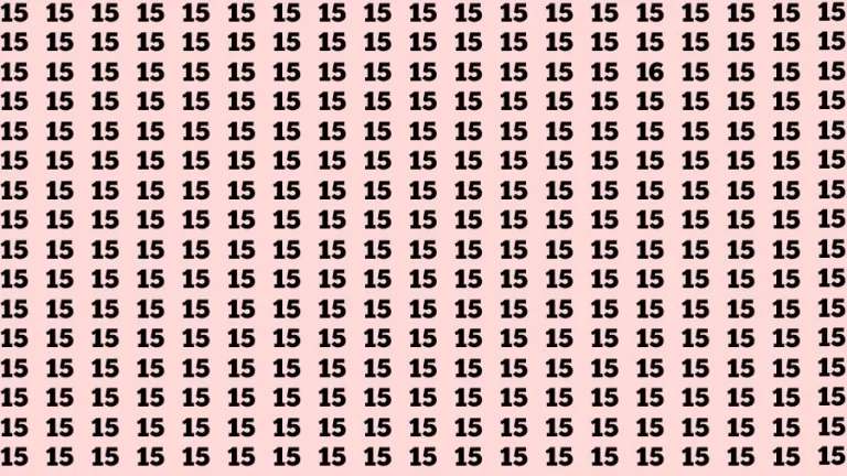 Visual Test: If you have 50/50 vision find the Number 45 in 15 Seconds