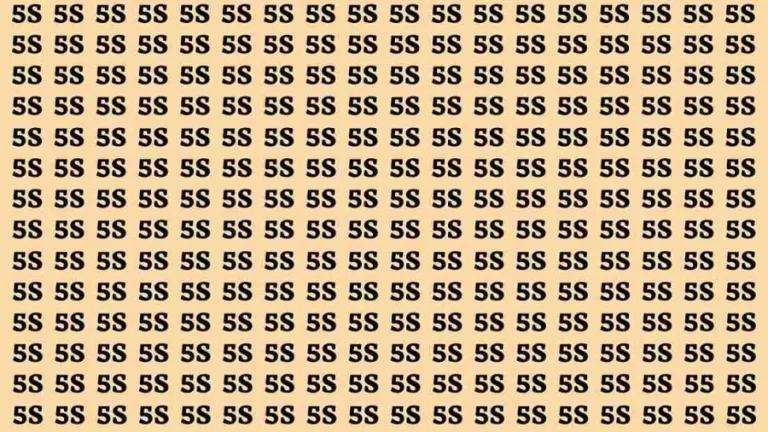 Observation Brain Test: If you have 50/50 Vision Find the Number 55 in 15 Seconds