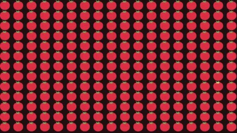 Optical Illusion: If you have Sharp Eyes find the Odd Tomato in 10 Seconds