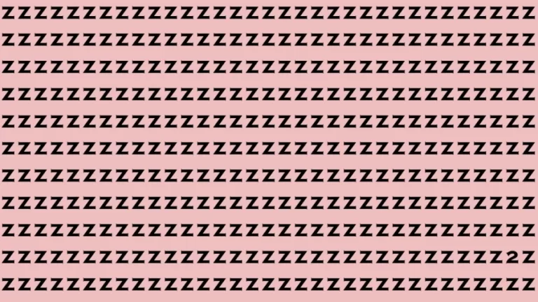 Observation Brain Test: If you have Sharp Eyes Find the Number 2 among z in 15 Secs