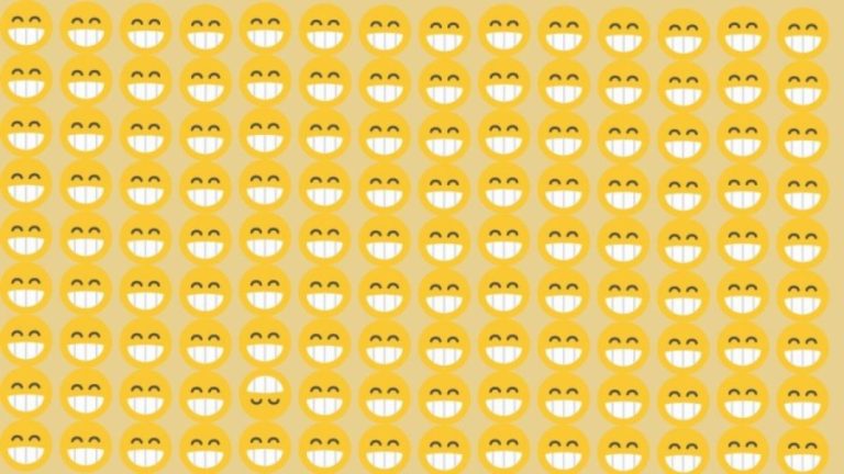 Observation Brain Test: If you have Sharp Eyes Find the Odd Emoji