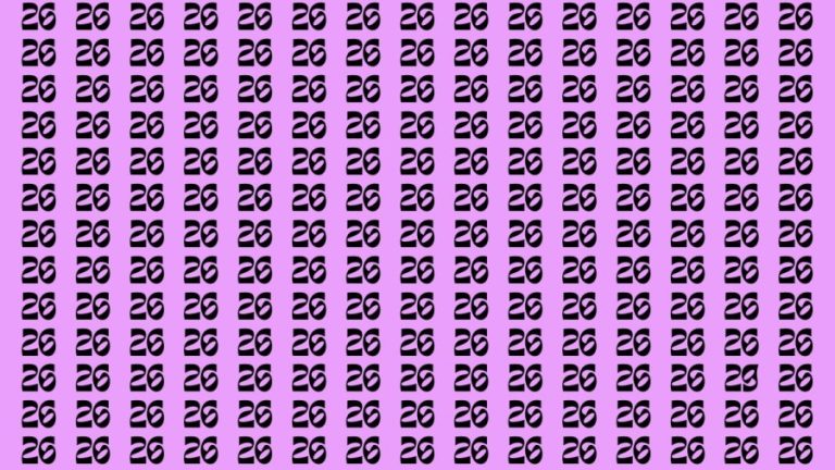 Observation Brain Test: If you have Keen Eyes Find the Number 29 among 26 in 15 Secs