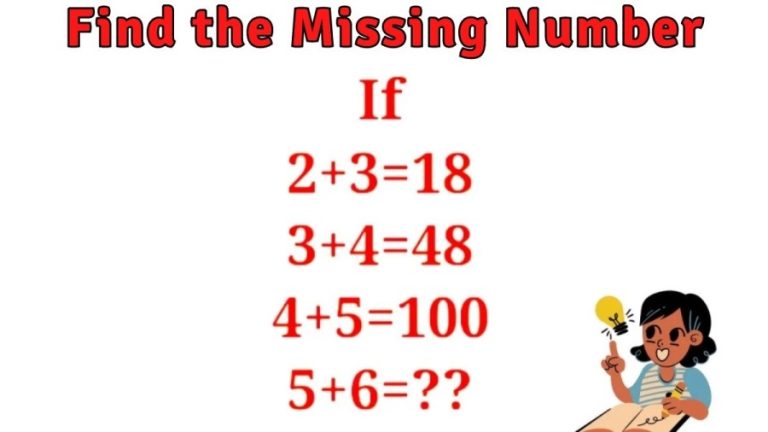 Brain Teaser – Find the Missing Number | Viral Maths Puzzle