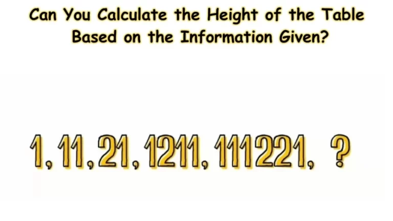 Brain Teaser: Find the Next Number in this Sequence