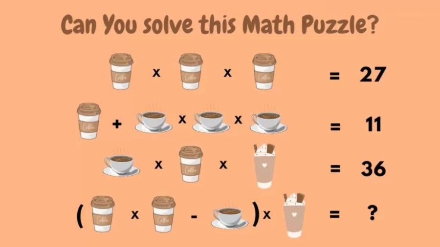 Brain Teaser: Only a Genius can Solve this Math Test