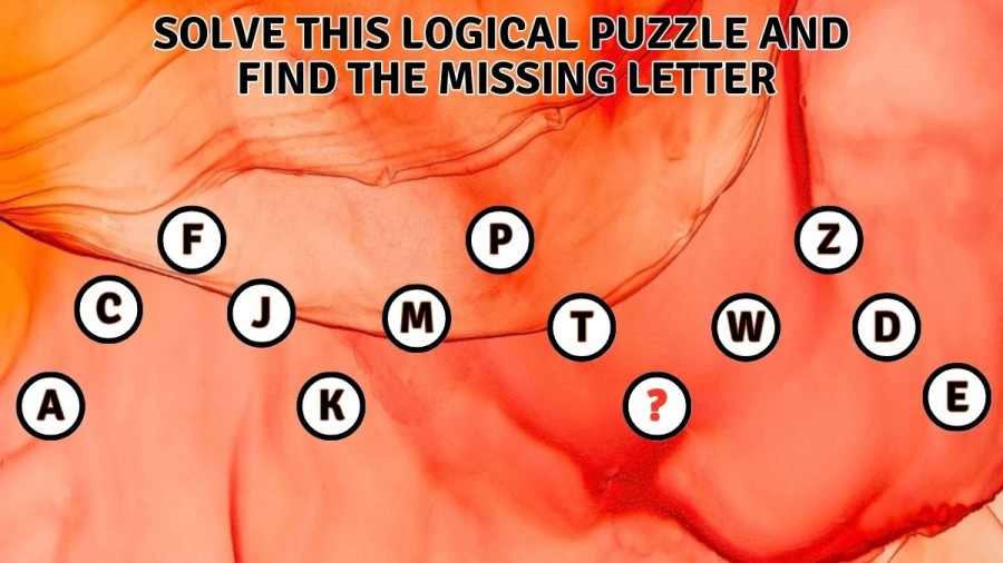 Brain Teaser: Solve this Logical Puzzle and Find the Missing Letter
