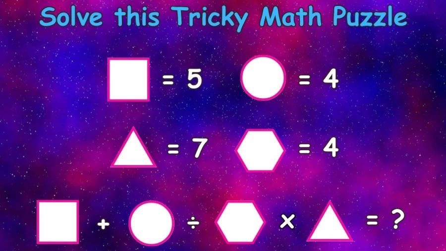 Brain Teaser - Solve this Tricky Math Puzzle in 20 Seconds
