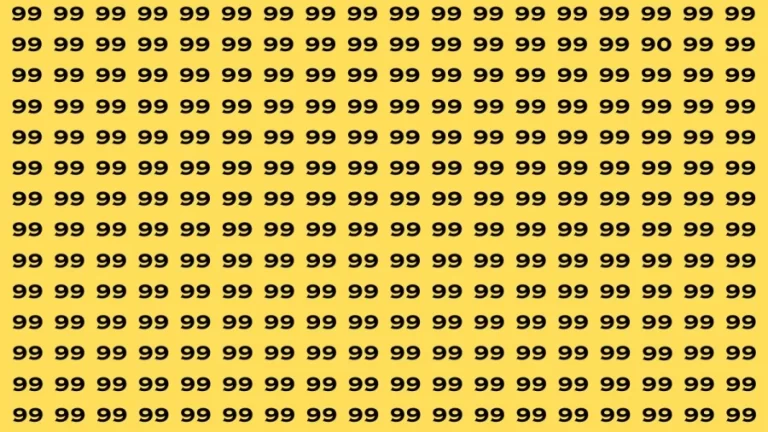 Brain Test: If you have Eagle Eyes Find the Number 90 in 15 Secs