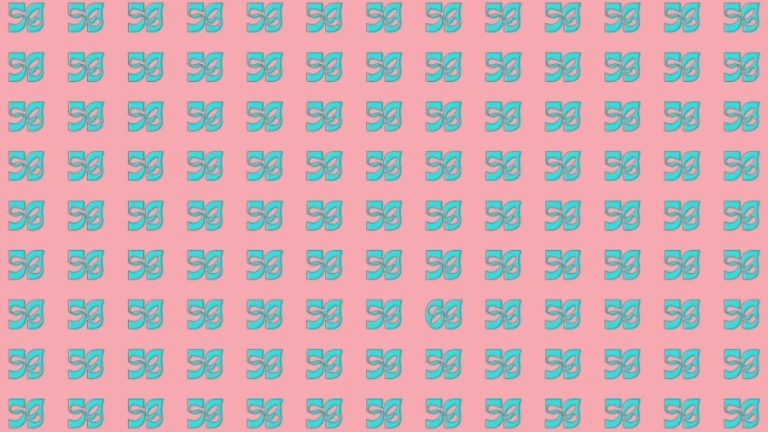 Can You Spot 69 among 59 in 20 Seconds? Explanation And Solution To The Optical Illusion