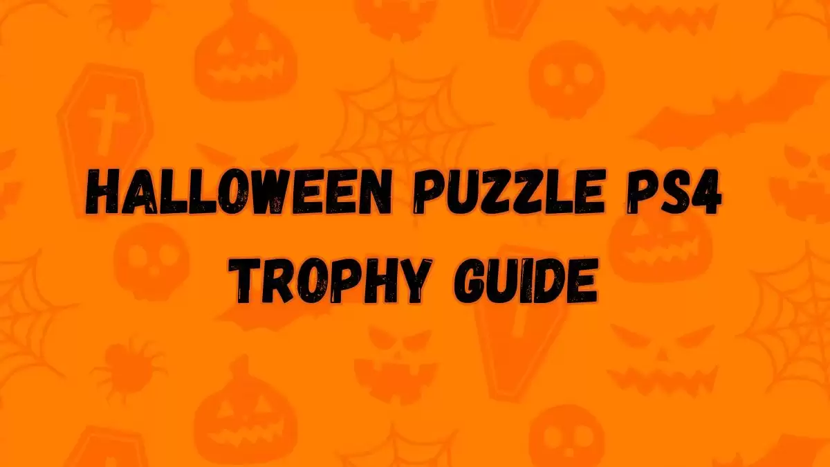 Halloween Puzzle PS4 Trophy Guide, All About Halloween Puzzle PS4