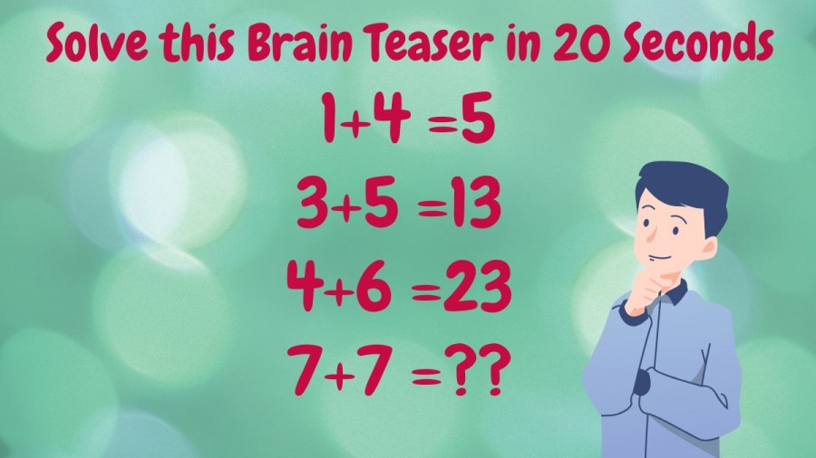 If you are a Genius Solve this Brain Teaser in 20 Seconds